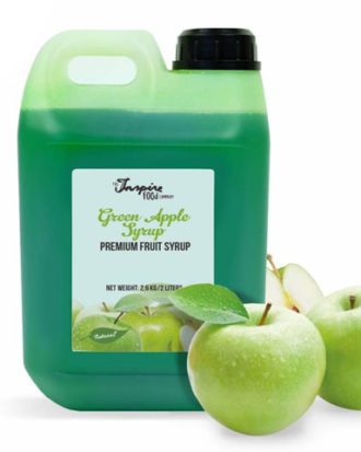 Frugtsirup til Bubble Tea med grøn æble smag 2 liter