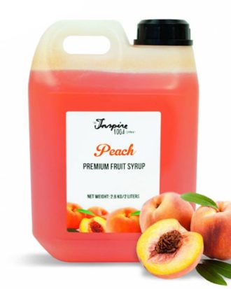 Frugtsirup til Bubble Tea med ferskensmag 2 liter