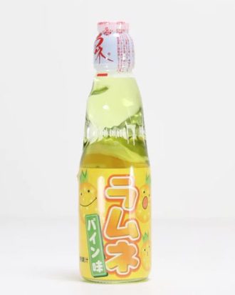 Hatakosen ramune pineapple 200 ml.