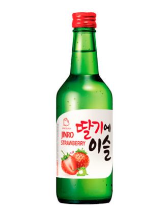 Jinro Strawberry Soju 13% 36 cl.