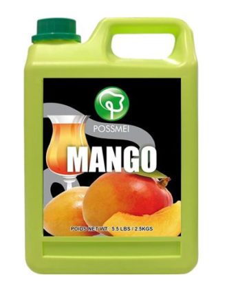 Possmei Frugtsirup til Bubble Tea mango smag 2,5 kg.