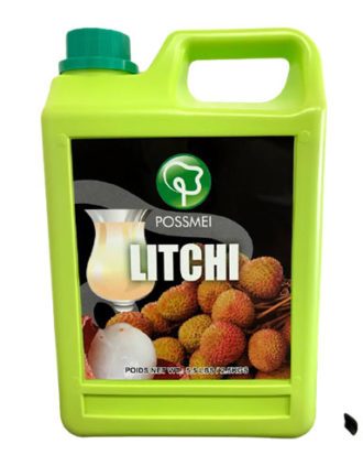 Possmei Frugtsirup til Bubble Tea med lychee smag 2,5 kg.
