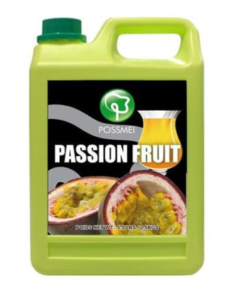Possmei Frugtsirup til Bubble Tea passionsfrugt smag 2,5 kg.