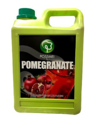 Possmei Frugtsirup til Bubble Tea med granatæble smag 2,5 liter
