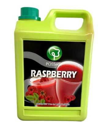 Possmei Frugtsirup til Bubble Tea med hindbær smag 2,5 kg.