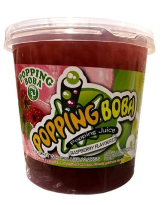 Possmei Boba frugtperler med hindbær 3,2 kg.