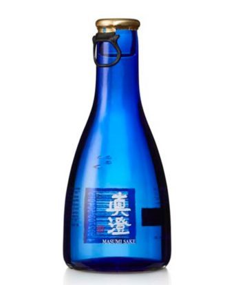Japansk sake masumi karakuchi gold 180ml.
