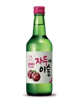 Jinro Soju Chamisul Plum 13% 36 cl.