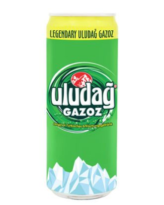 Uludag Gazoz Læskedrik frugtsmag 330 ml.