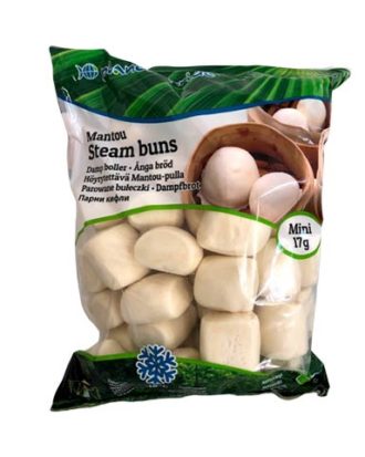 Planets pride mantou dampboller (steam buns) mini 850g.