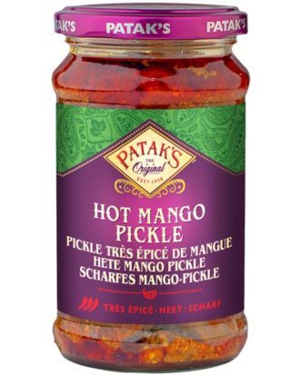 Pataks hot mango pickle 283 g.