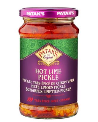 Pataks hot lime pickle 283 g.