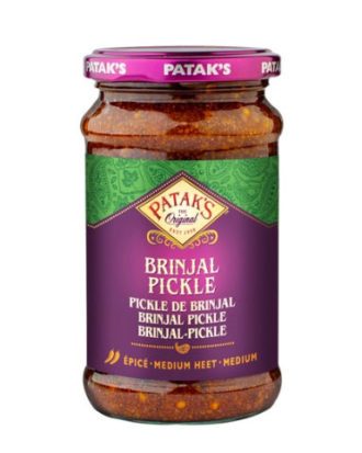 Pataks Brinjal Eggplant Pickle (Medium Hot) 312 g.