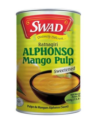 Swad Mango Pulp Sweetened 450 g.