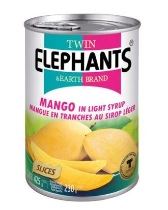 Twin Elephants Mango Slices I Sirup 425 g.