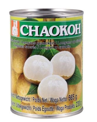 Chaokoh Longan frugt i syrup 565 g.