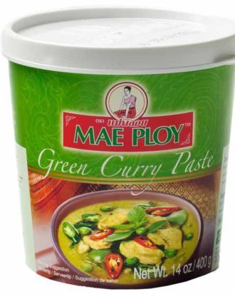 Mae Ploy grøn karry paste 400g.