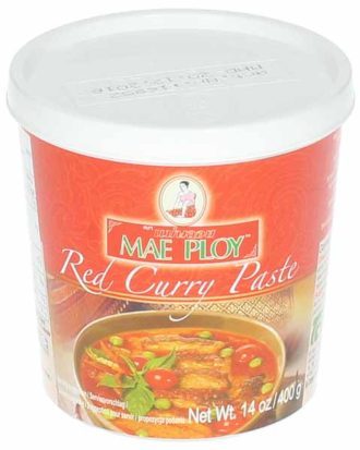 Mae Ploy rød karry paste 400g.