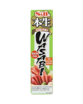 S&B wasabi paste premium 43 g.