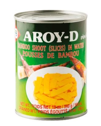 Aroy-D Bambusskud i skiver (bamboo shoot) 540 g.