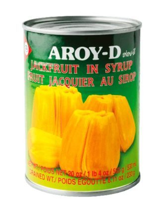 Aroy-D Jackfrugt (Jackfruit) i syrup 530 ml.