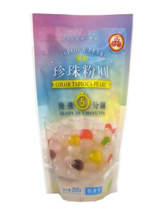 Color Flavor - Bubble tea farvede tapioka perler 250 g.