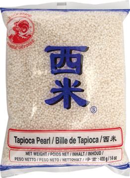 Cock Brand tapioka perler (S) 400 g.