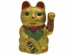 Vinkende lykke kat Maneki neko 26 cm.