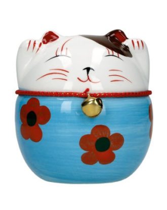 Vinkende lykke kat plutus Maneki neko A 10cm.