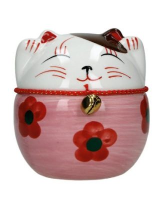 Vinkende lykkekat plutus Maneki neko C 10cm.