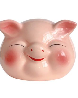 Lykkegris i orange 10cm.