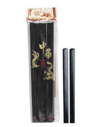 Spisepinde Melamin Sorte 10 par.