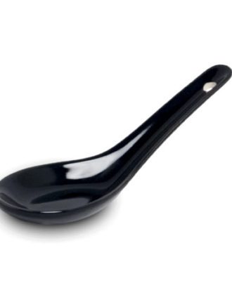 Asiatisk ske sort 12,5 cm.