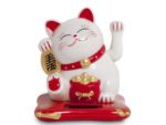 Lykkekat Maneki Neko Solenergi 10,5 cm.