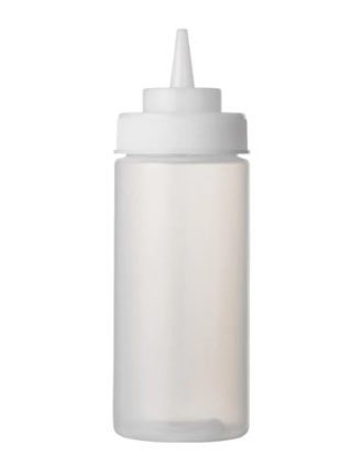 Dispenser i klar plast 75 cl.