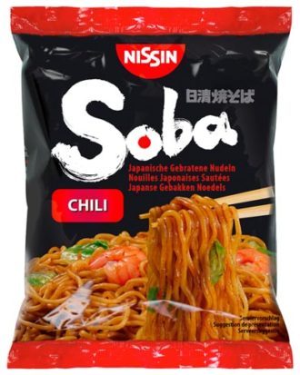 Nissin Soba Noodles Chili