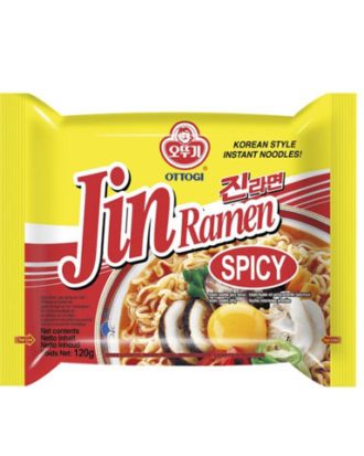 Ottogi Instant Noodles Jin Ramen Spicy 120 g.