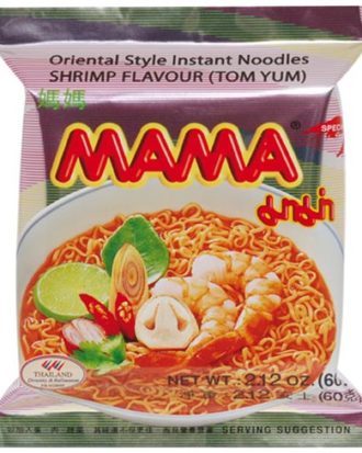 Mama instant noodles Tom Yum Shrimp