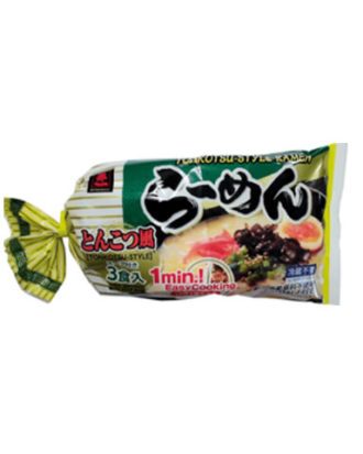 Miyakoichi Forkogte Tonkotsu Ramen nudler 600 g. 3 serveringer