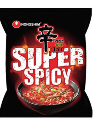 Nong Shim Red Shin Ramyun Super Spicy 120 g.