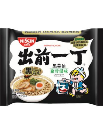 Nissin Black Garlic Oil Tonkotsu 100 g.