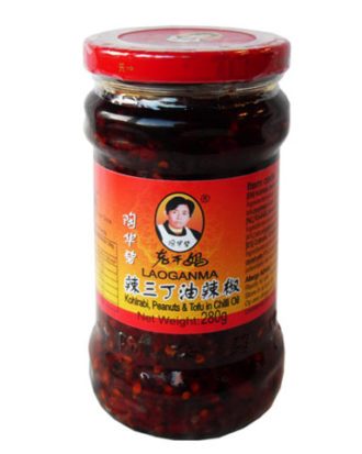 Lao Gan Ma Kohrabi, Peanut & Tofu in Chilli Oil 280 g.