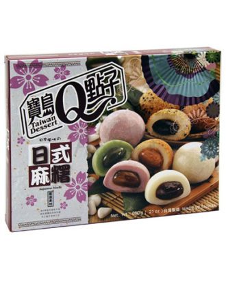 He Fong Japanese Mixed Mochi (blandet pakke) 600 g.