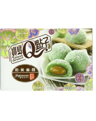 Q He Fong Coconut Pandan Mochi 210 g.