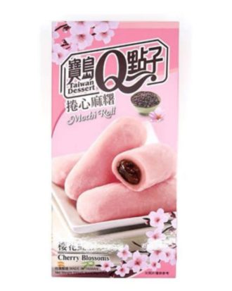 Q Cherry Blossom Mochi Roll 150 g. (5x30g)