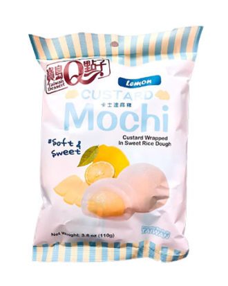 Q Custard Mochi Lemon Flavor 110 g.