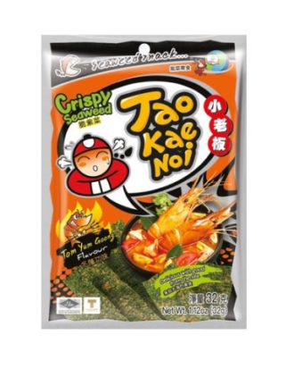Taokaenoi japansk Crispy seaweed med tom yum smag 32 g.