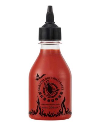 Flying Goose Sriracha chili sauce black out 200 ml.