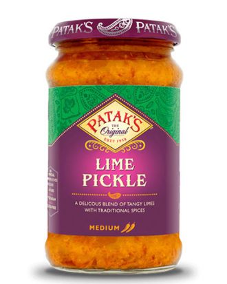 Pataks Medium hot lime pickle 283 g.