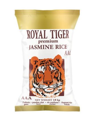 Royal Tiger jasmin ris premium kvalitet 18 kg.